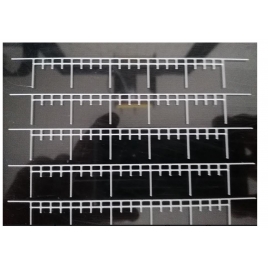 Rambarde blanche Sncf, échelle N, 1/160