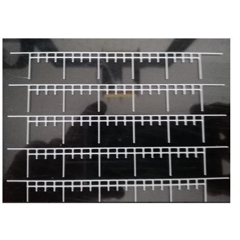 Rambarde blanche Sncf, échelle N, 1/160