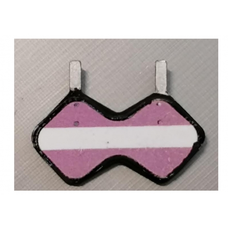 Panneau fin de caténaires, cacahuète, soutien-gorge, 1/32