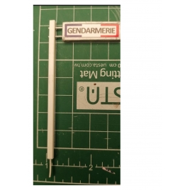 1/43,5. Enseigne Gendarmerie