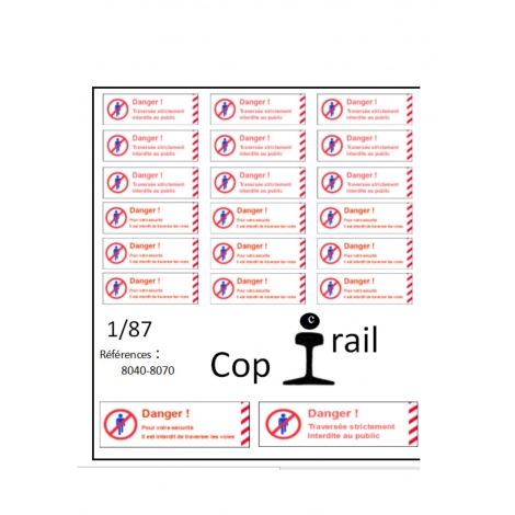 Signalétique ho 8040-8070