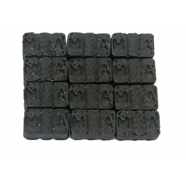 12 Briques, briquettes charbon, loco vapeur, échelle 1/32, échelle I