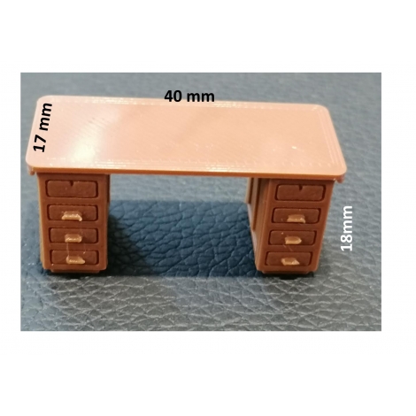 Bureau de chef de gare, échelle zéro 1/43,5