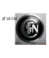 Logo Sncf entrelacé diam 18 cm