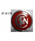 Logo Sncf entrelacé diam 18 cm