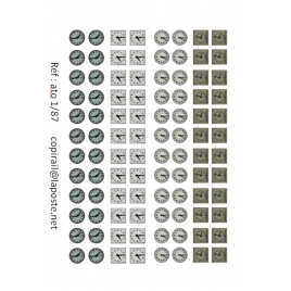 Planche de pendules modernes Ho