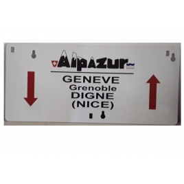 Plaque d'itinéraire Alpazur