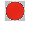 Disque rouge, signalisation mécanique