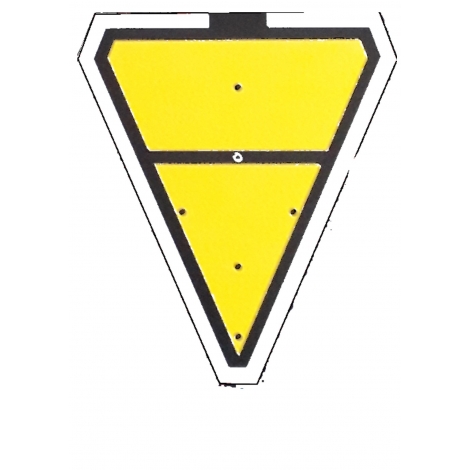 Rappel de ralentissement, signalisation mécanique