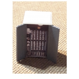 Armoire électrique passage à niveau ho 1/87