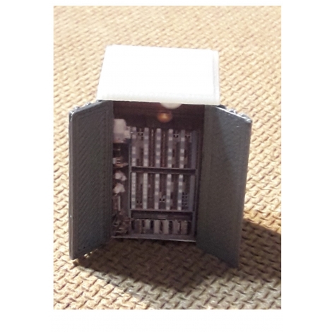 Armoire électrique passage à niveau ho 1/87