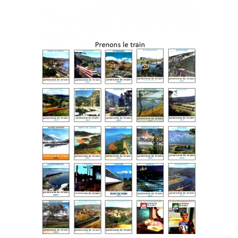 Afiiches Sncf Prenons le train échelle zéro