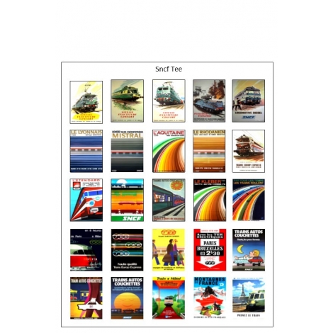 Affiches Sncf TEE, échelle zéro