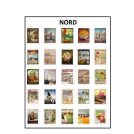 Affiches anciens réseaux Chemins de fer du Nord HO 1/87