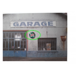 Repro de plaque émaillée "Castrol" 1/43,5 - 1/87