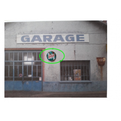 Repro de plaque émaillée "Castrol" 1/43,5 - 1/87