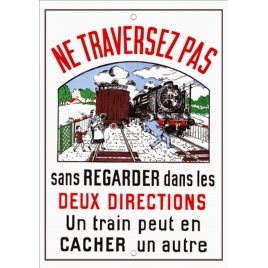 plaque passage à niveau Dauphiné