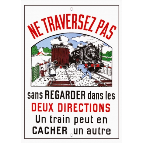 plaque passage à niveau Dauphiné