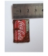 Plaque émaillée rectangulaire Coca-Cola, - 1/87