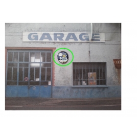 Repro de plaque émaillée "Esso avec Goutte"  - 1/87