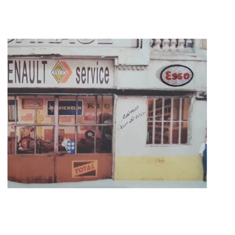 Plaque émaillée Esso, 1/43-1/87