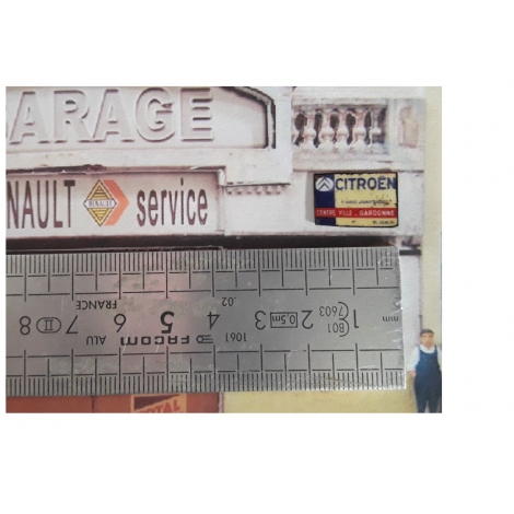 Plaque Garage Citroen Gardonne 1/43,5-1/87
