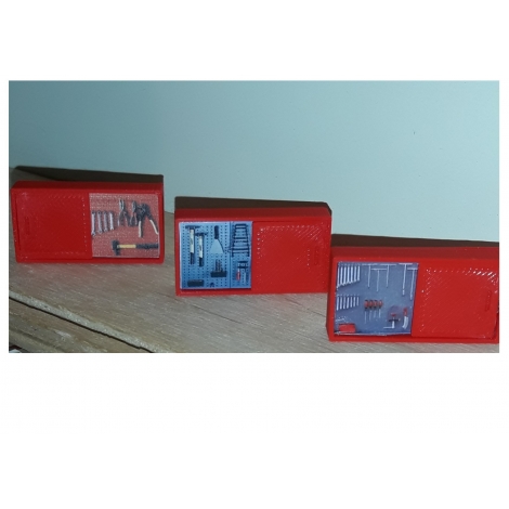 Armoire à outils pour atelier, style Facom