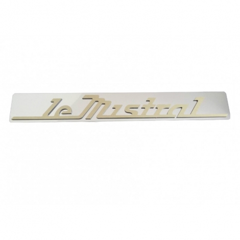 Plaque Mistral latérale voitures inox Mistral 69