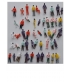Lot de 50 personnages environ, ho 1/87
