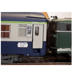 Plaque d'itinéraires  laiton, ho 1/87