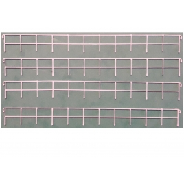 Rambarde blanche Sncf, échelle ho 1/87