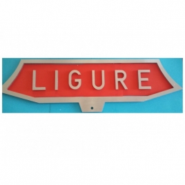 Plaque de train Ligure
