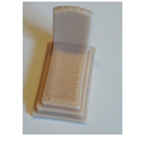 Pierre tombale inspirée de la Tombe de Simone de Beauvoir et de Jean-Paul Sartre, échelle ho