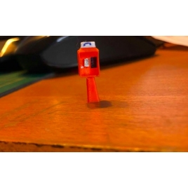 Téléphone de passage à niveau en béton