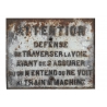 Attention, défense de traverser la voie, 1/43