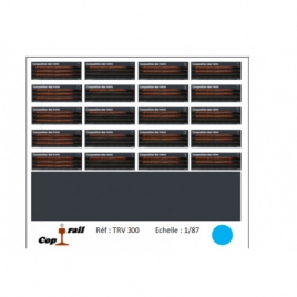 Tableau répérage voitures TRV300 Ho