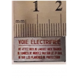 Voie électrifiée 3ème rail Maurienne Train Jaune