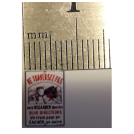 Plaque passage à niveau Ne traversez pas Laborde 1/43,5