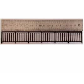 Barrière, garde-corps 6 éléments, échelle zéro