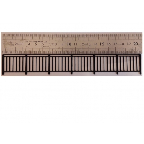 Barrière, garde-corps 6 éléments, échelle zéro