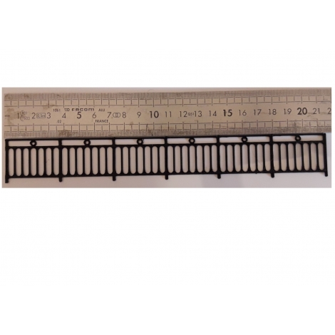 Barrière fonte oblong échelle zéro