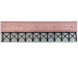 Rambarde, garde-corps pour pont 1/43,5