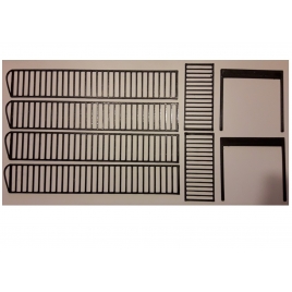 Garde-corps de trémie d'escalier souterrain 1/43,5