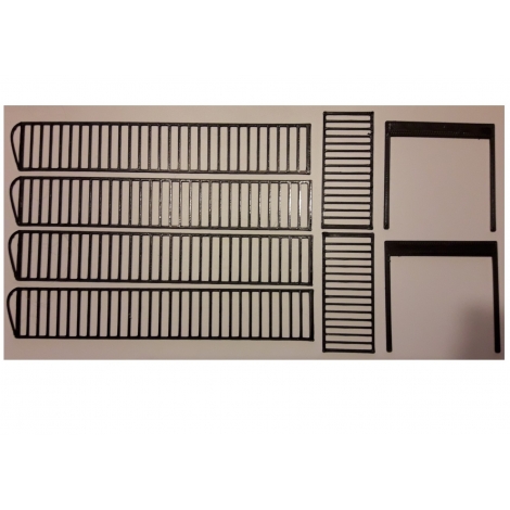 Garde-corps de trémie d'escalier souterrain 1/43,5