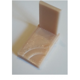 Pierre tombale inspirée de la Tombe d' Alain Bashung, échelle ho