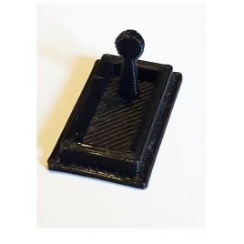 Pierre tombale inspirée de la Tombe de Mouloudji, échelle ho