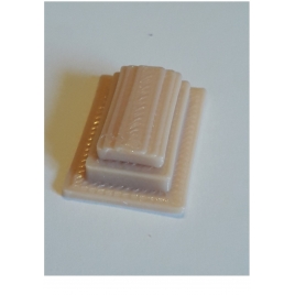 Pierre tombale inspirée de la Tombe de Michel Delpech, échelle ho