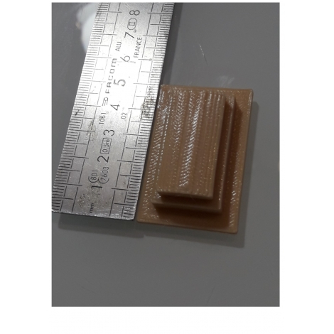 Pierre tombale de Michel DELPECH, échelle zéro