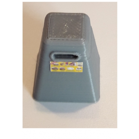 Borne de recyclage pyramide pour papier, échelle Zéro