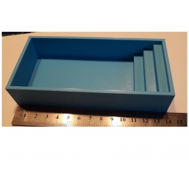 Grande piscine, échelle zéro